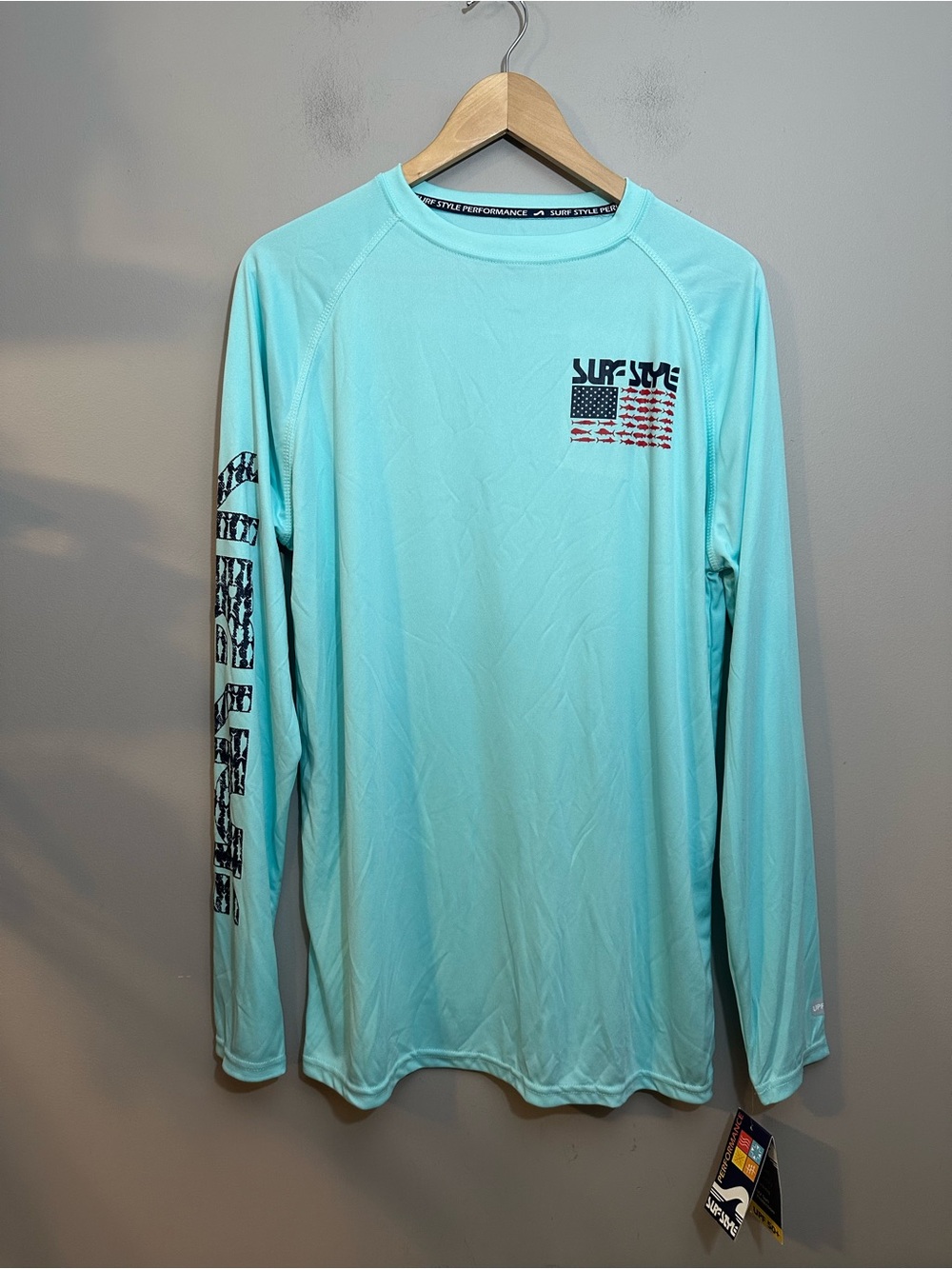 NWT Surf Style Men's Long Sleeve Shirt XL Seagrove Beach Trading Co Upf 50+